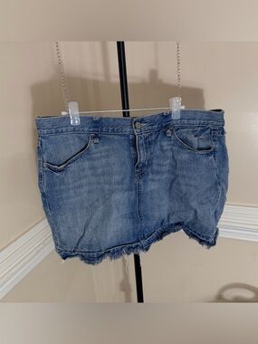 Old Navy Blue Denim Mini Skirt
